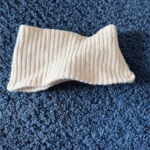 Universal Thread Cream Ribbed Knit Headwrap